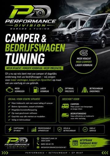 Camper & Bedrijfswagen Tuning | Stage 1