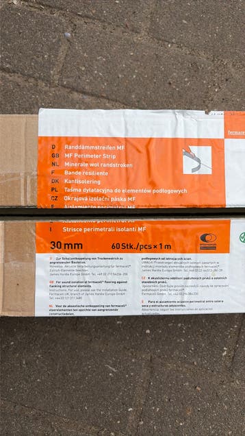 Fermacell randstroken 30mm x 1m