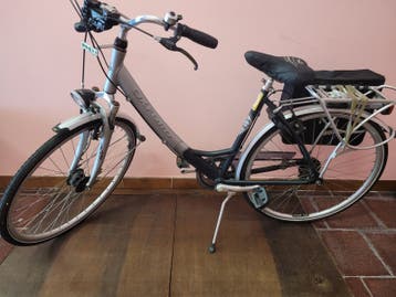 Damesfiets Merk Oxford,zivergrijs
