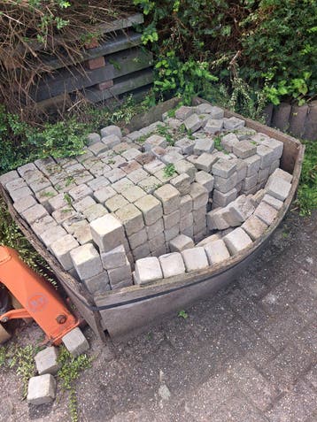 8x8x8cm klinkers GRATIS
