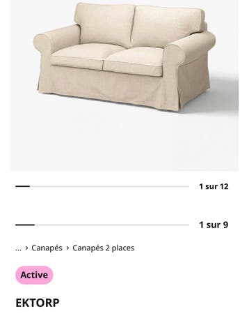 IKEA EKTORP 2- EN 3-ZITSBANKEN GRATIS (DRINGEND)