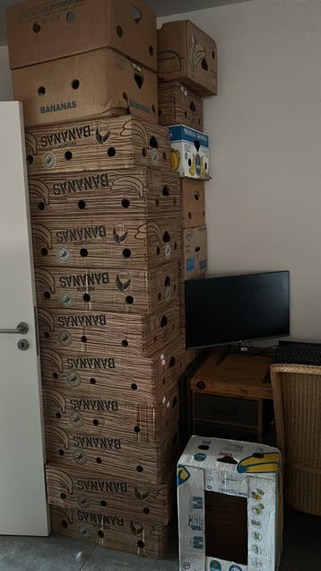 GRATIS bananendozen en verhuisdozen