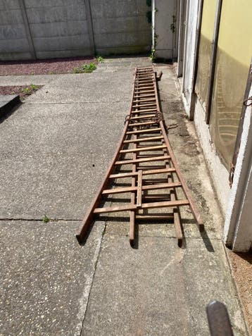 Houten ladder