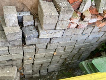 GRATIS straatklinkers 22x10cm