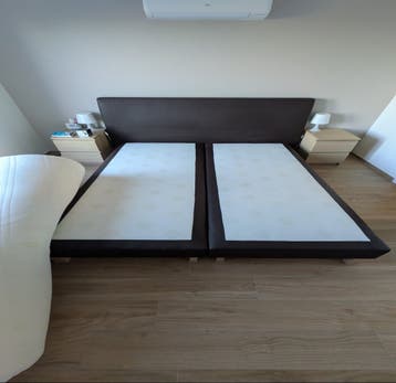 2 individuele springboxen 90x220cm