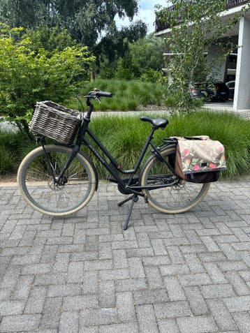 Damesfiets Batavus maat 55 zwart mat