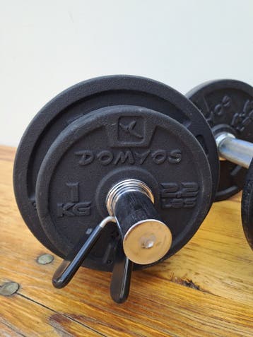 Domyos dumbbell set