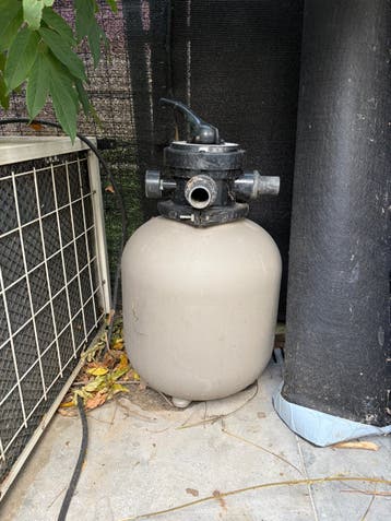 Zwembad zandfilter