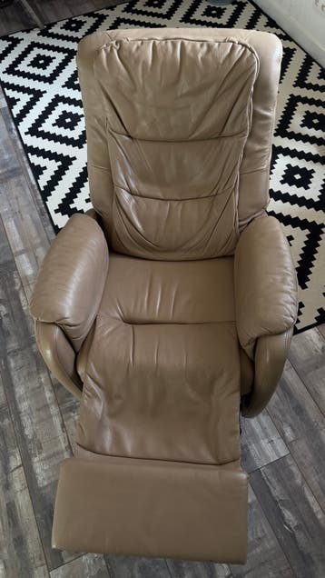 Gratis relaxfauteuil echte leer