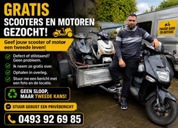 Ik zoek kappote scooter of een goede voor opmaake