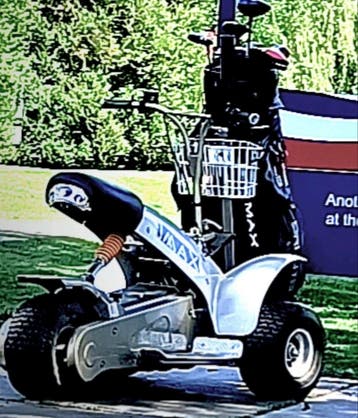 Elektrische golf driewieler