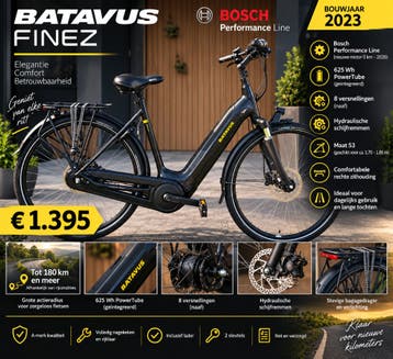 meerdere E-bikes , sparta, batavus, dutch-ID, canondale