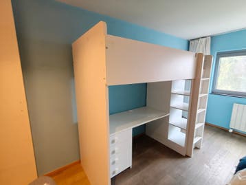 hoogslaper met bureau GRATIS