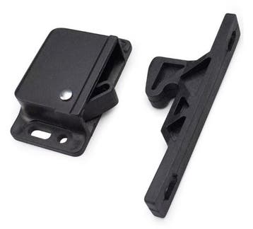 Knaus kastdeursluiting zwart greeploos R15030048