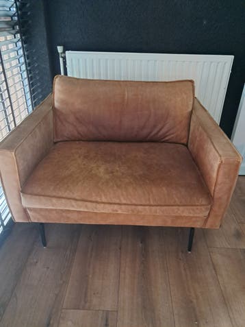 Leren loveseat