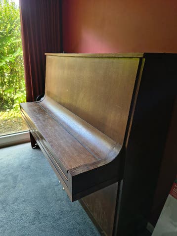 Gratis oude piano