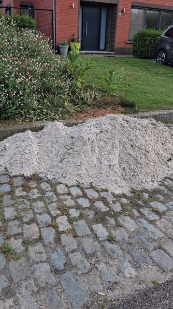 Gratis wit zand uit zandbak