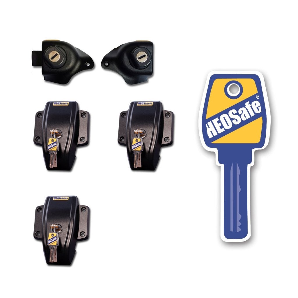 safetypack, X250 Ducato, cabine + 3x draaislot zwart, vanaf