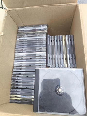 lege cd/dvd doosjes