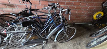 5 fietsen met werk