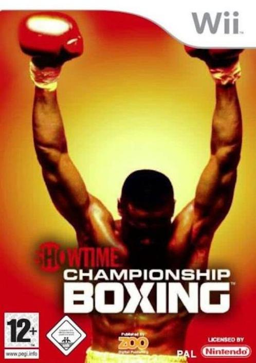 Showtime Championship Boxing, Consoles de jeu & Jeux vidéo, Jeux | Nintendo Wii, Utilisé, Combat, 2 joueurs, À partir de 12 ans
