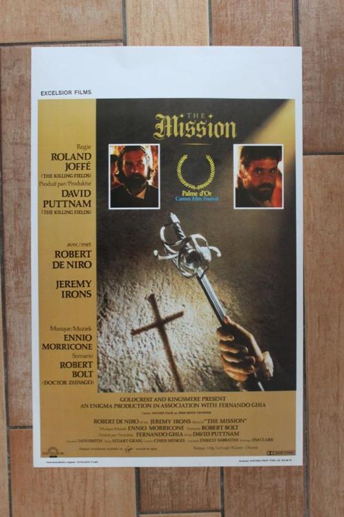 filmaffiche The Mission Robert De Niro 1986 filmposter, Collections, Posters & Affiches, Comme neuf, Cinéma et TV, A1 jusqu'à A3
