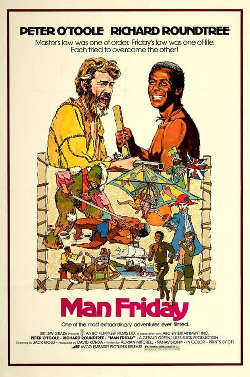 16mm speelfilm  --  Man Friday (1975), TV, Hi-fi & Vidéo, Bobines de film, Film 16 mm, Enlèvement ou Envoi