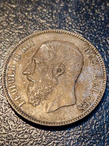 5 Belgische Franken 1873
