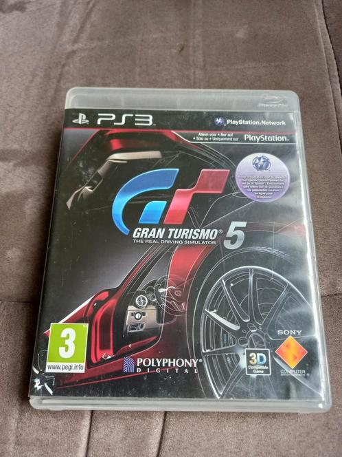 PS3 Gran Turismo 5, Consoles de jeu & Jeux vidéo, Jeux | Sony PlayStation 3, Utilisé, Course et Pilotage, 2 joueurs, À partir de 3 ans