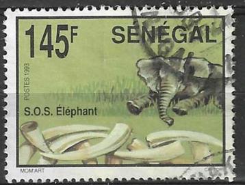 Senegal 1994 - Yvert 1060 - S.O.S. Olifanten - 145 F. (ST)