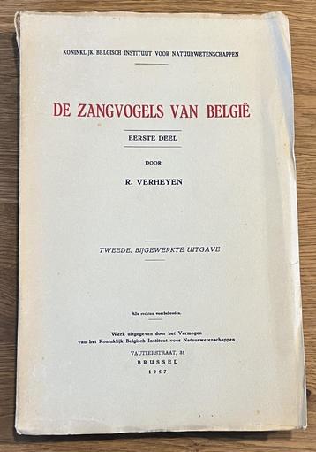 De zangvogels van België (1957) - Boek 