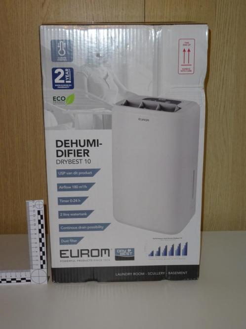 EUROM Drybest 10 - déshumidificateur 10L/24h, Electroménager, Équipement de traitement de l'air, Utilisé, Déshumidificateur, Enlèvement ou Envoi