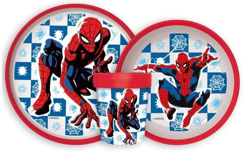 Spiderman Kinderservies - Magnetron - Marvel, Enfants & Bébés, Enfants & Bébés Autre, Neuf, Enlèvement ou Envoi