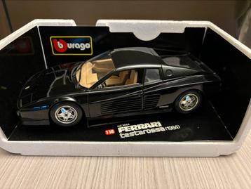 Bburago Ferrari Testarossa zwart