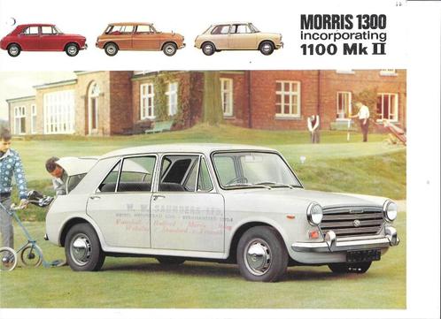 MORRIS 1100 / 1300, 1967, Livres, Autos | Brochures & Magazines, Utilisé, Autres marques, Enlèvement ou Envoi