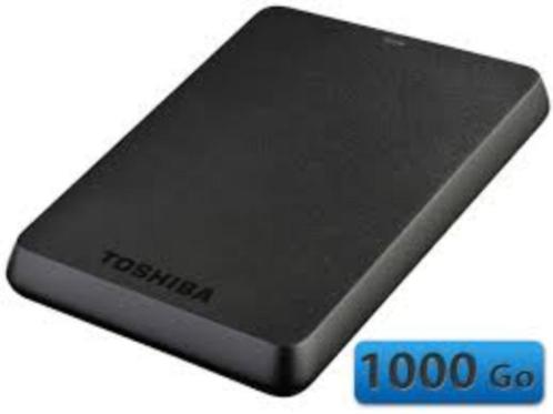 disque dur externe toshiba peu servi 1000 gigas, Informatique & Logiciels, Disques durs, Comme neuf, Externe, USB, Enlèvement