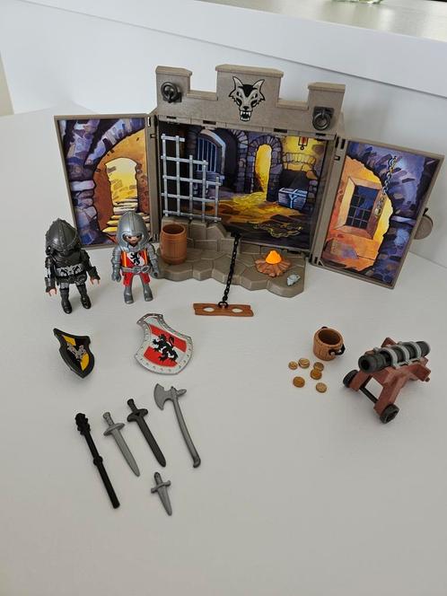 Playmobil knights speelbox ridder schatkamer 6156, Enfants & Bébés, Jouets | Playmobil, Comme neuf, Enlèvement ou Envoi
