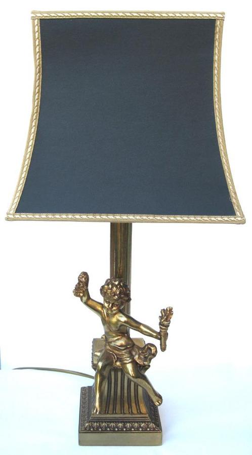 Opmerkelijke Hollywood Regency lamp Deknudt., Antiek en Kunst, Antiek | Verlichting, Ophalen