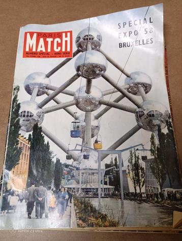 oude originele Paris match beperkte oplage expo 58