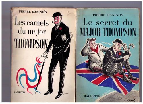 2 livres de Pierre Daninos  - (Major Thompson) - Ed.Hachette, Livres, Humour, Utilisé, Envoi