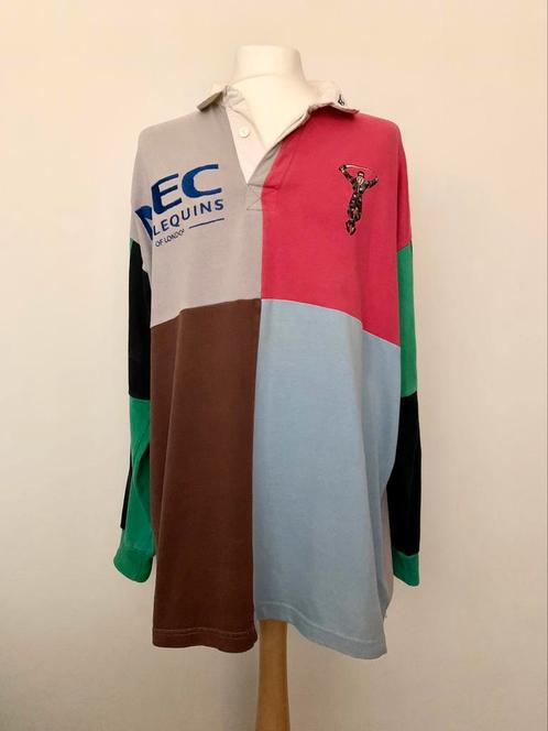 Harlequins 90s Cotton Traders NEC London rugby jersey, Sports & Fitness, Rugby, Utilisé, Vêtements