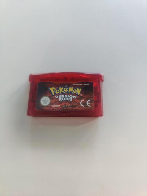 Pokémon version Rubis, Consoles de jeu & Jeux vidéo, Jeux | Nintendo Game Boy, Utilisé, Jeu de rôle (Role Playing Game), 1 joueur