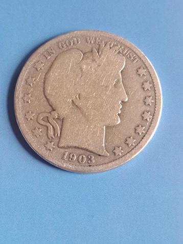 1903 O USA halve dollar zilver New Orleans