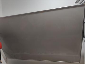 Tableau blanc mobile magnétique double face, 90x120 cm