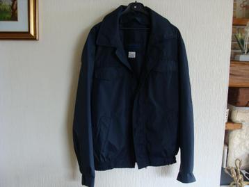 blouson marine  mi-saison, avec frise amovible, Marshall, XL