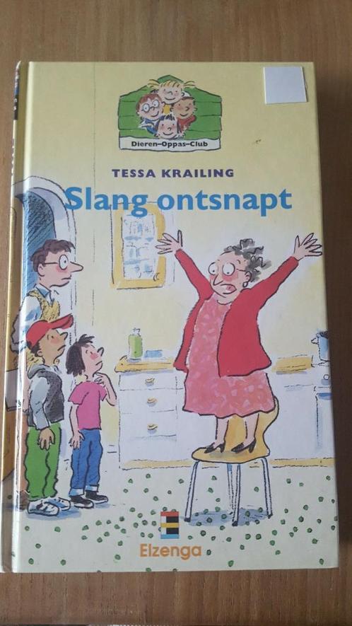 Tessa Krailing: Slang ontsnapt  (Leesniveau AVI 5), Livres, Livres pour enfants | Jeunesse | Moins de 10 ans, Utilisé, Enlèvement ou Envoi