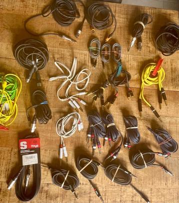 diverse audio kabels 