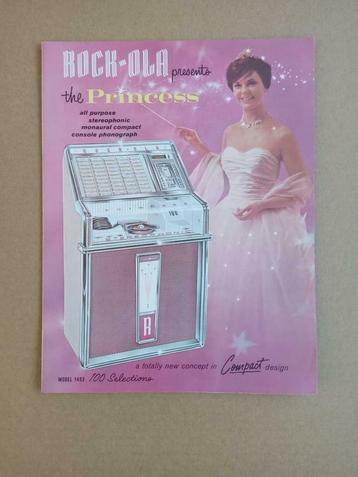 Folder (Rock-Ola 1493 Princess) 1961 jukebox 