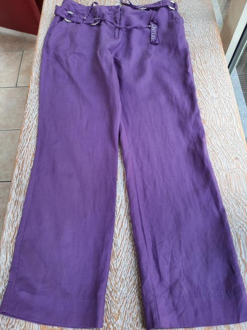 Toffe broek CANDA - 44, Vêtements | Femmes, Culottes & Pantalons, Comme neuf, Taille 42/44 (L), Violet, Longs, Enlèvement ou Envoi