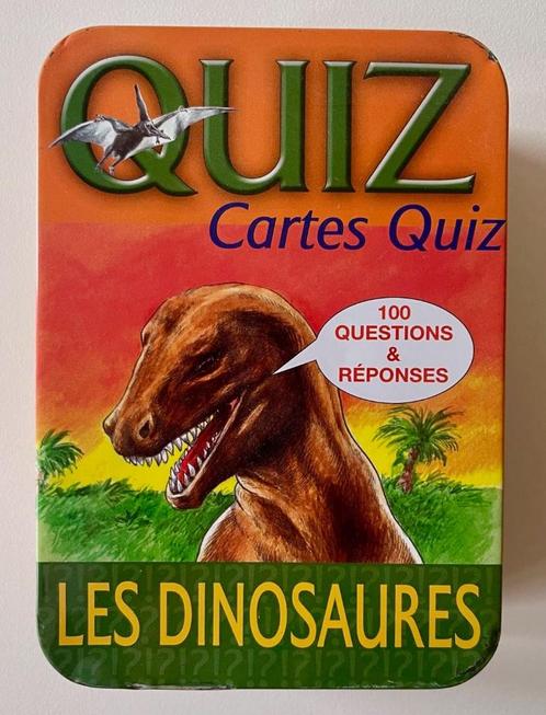 Quiz dinosaures 8 ans 100 questions/réponses, Hobby & Loisirs créatifs, Jeux de société | Jeux de plateau, Comme neuf, Cinq joueurs ou plus